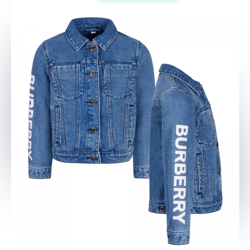 Burberry kids jean jacket 14Y denim